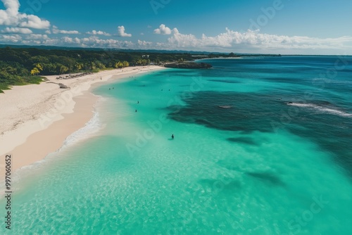 Tropical Beach Aerial View