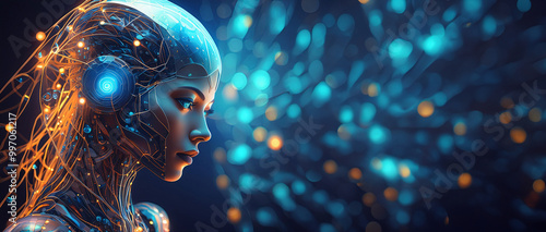 Android artificial intelligence painting technology concept