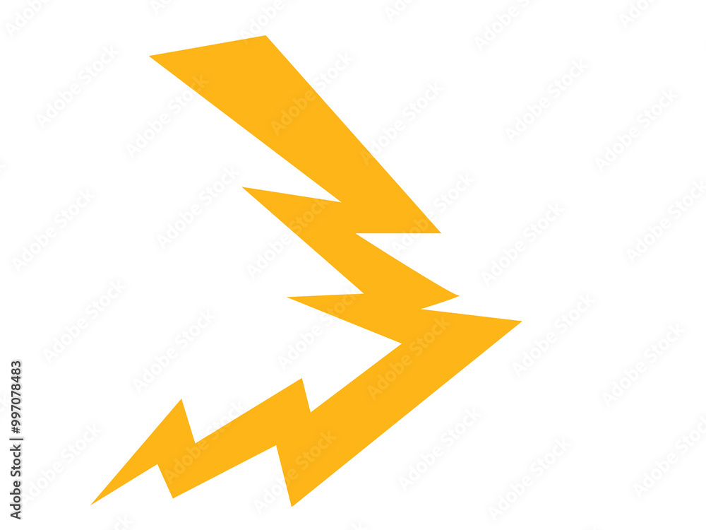 Shiny yellow lightning and thunder elements with many variations for your needs to use in natural themed designs or other themes Shiny yellow lightning and thunder elements with many variations for your needs to use in natural themed designs or other themes