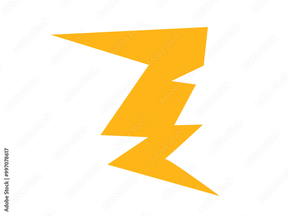 Shiny yellow lightning and thunder elements with many variations for your needs to use in natural themed designs or other themes Shiny yellow lightning and thunder elements with many variations for your needs to use in natural themed designs or other themes