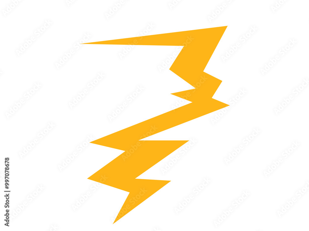 Shiny yellow lightning and thunder elements with many variations for your needs to use in natural themed designs or other themes Shiny yellow lightning and thunder elements with many variations for your needs to use in natural themed designs or other themes