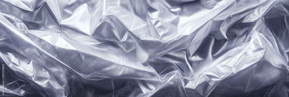 Distorted plastic wrap texture, with stretched sections revealing underlying shapes Distorted plastic wrap texture, with stretched sections revealing underlying shapes