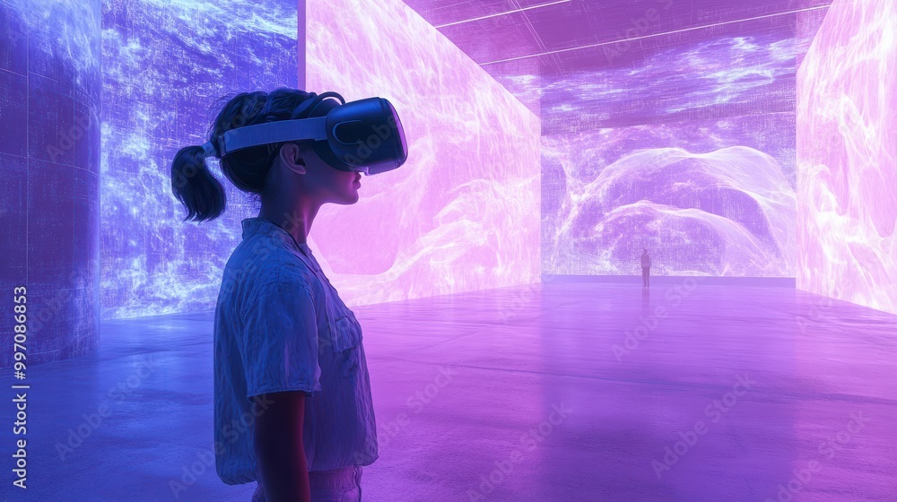 World of virtual and augmented reality. Generative AI World of virtual and augmented reality. Generative AI