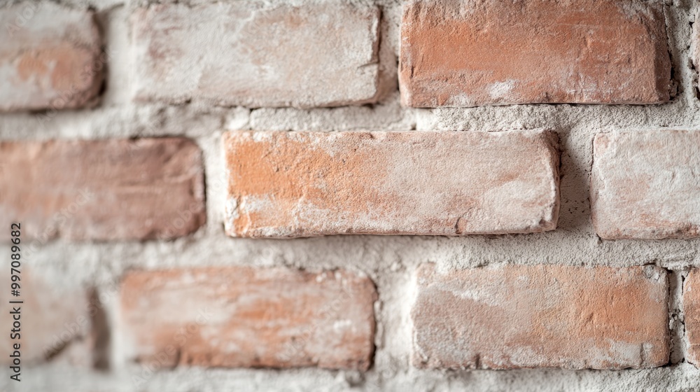 Close-up view of rustic bricks showing their natural aging marks and textures, capturing the weathered and enduring elements of these sturdy construction materials. Close-up view of rustic bricks showing their natural aging marks and textures, capturing the weathered and enduring elements of these sturdy construction materials.