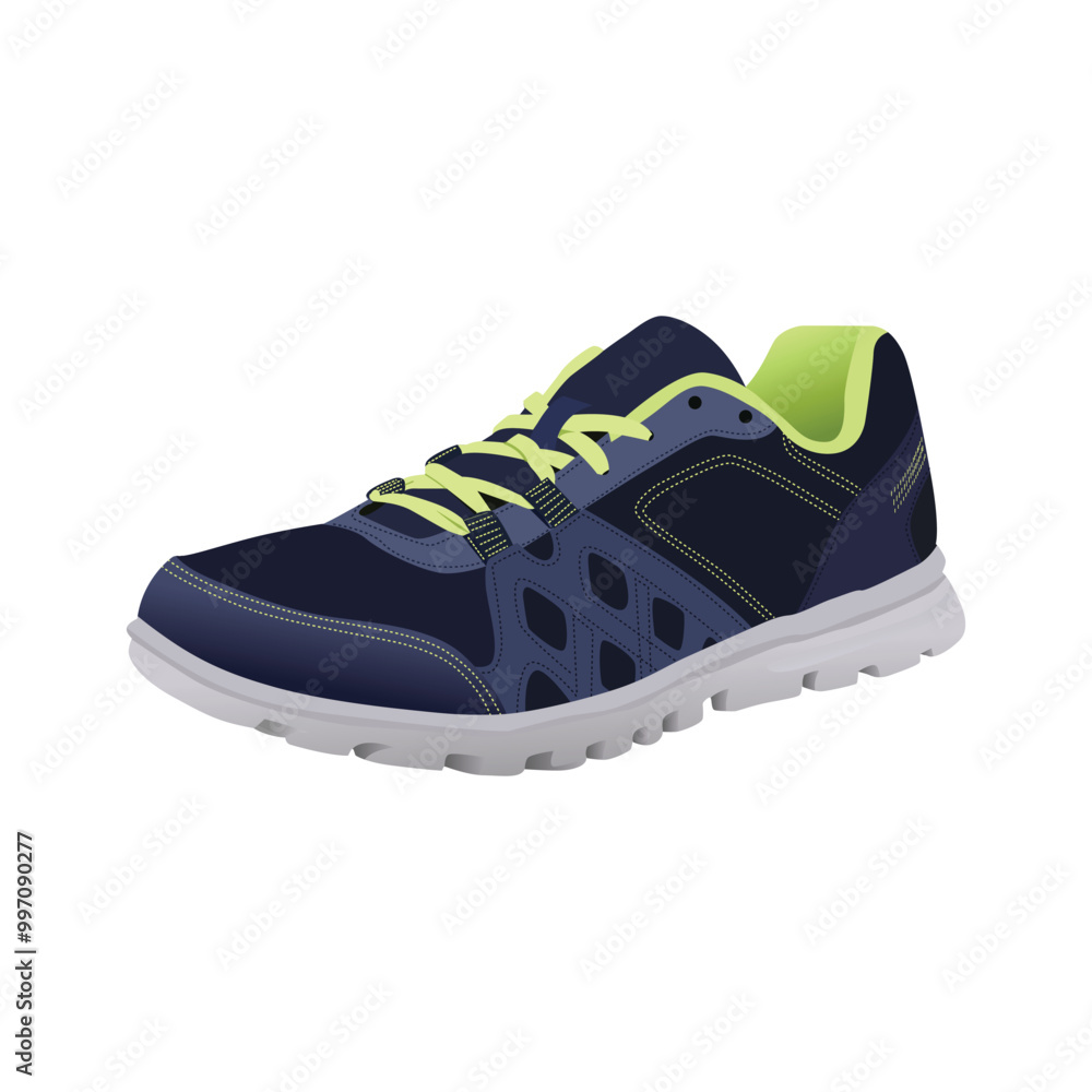 Vector Illustration of Sneaker Shoe Vector Illustration of Sneaker Shoe