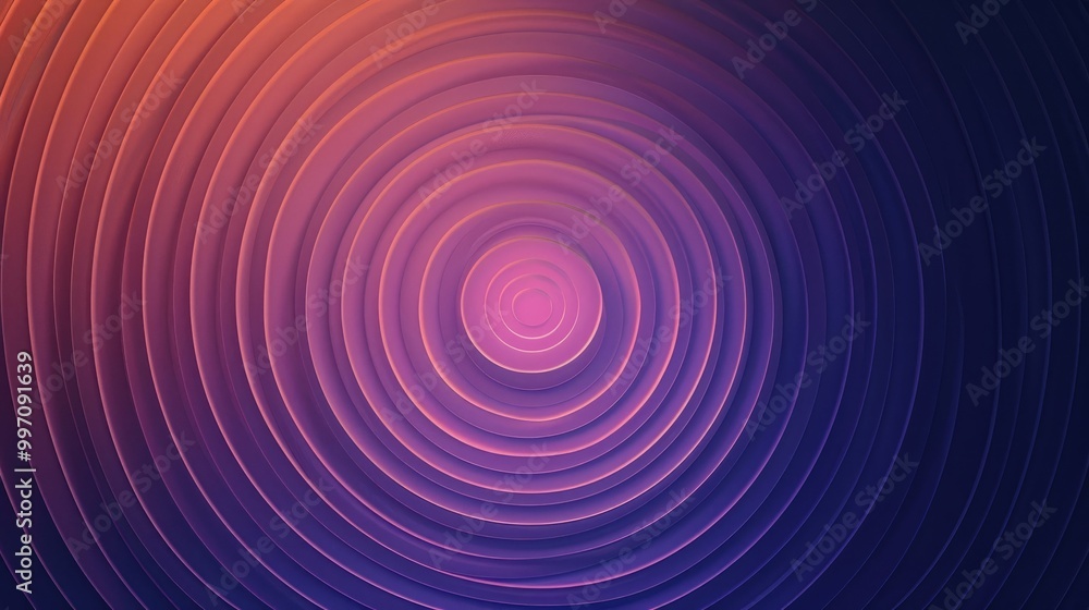 A series of concentric circles with a gradient color transition A series of concentric circles with a gradient color transition