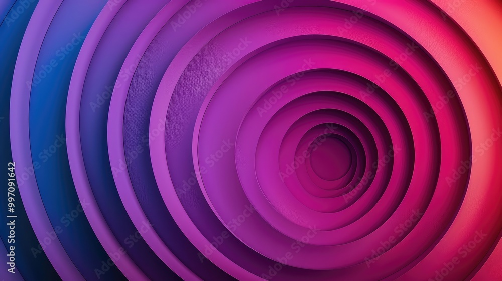 A series of concentric circles with a gradient color transition A series of concentric circles with a gradient color transition