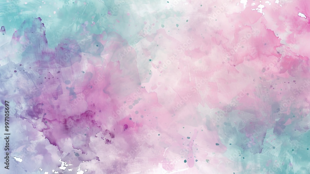 A gentle pastel background with watercolor-like patterns in pink, lavender, and teal A gentle pastel background with watercolor-like patterns in pink, lavender, and teal