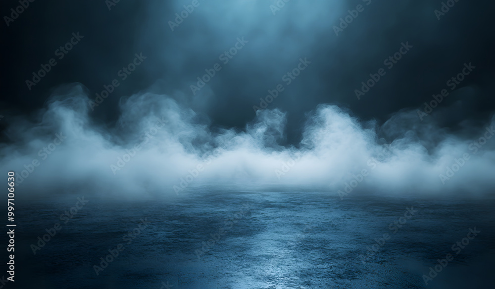 Misty Fog on Dark Water Surface Design Misty Fog on Dark Water Surface Design
