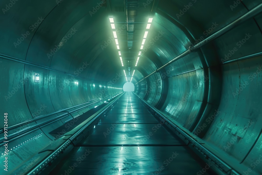 Naklejka premium subway station