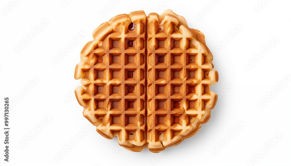 waffles isolated on white waffles isolated on white