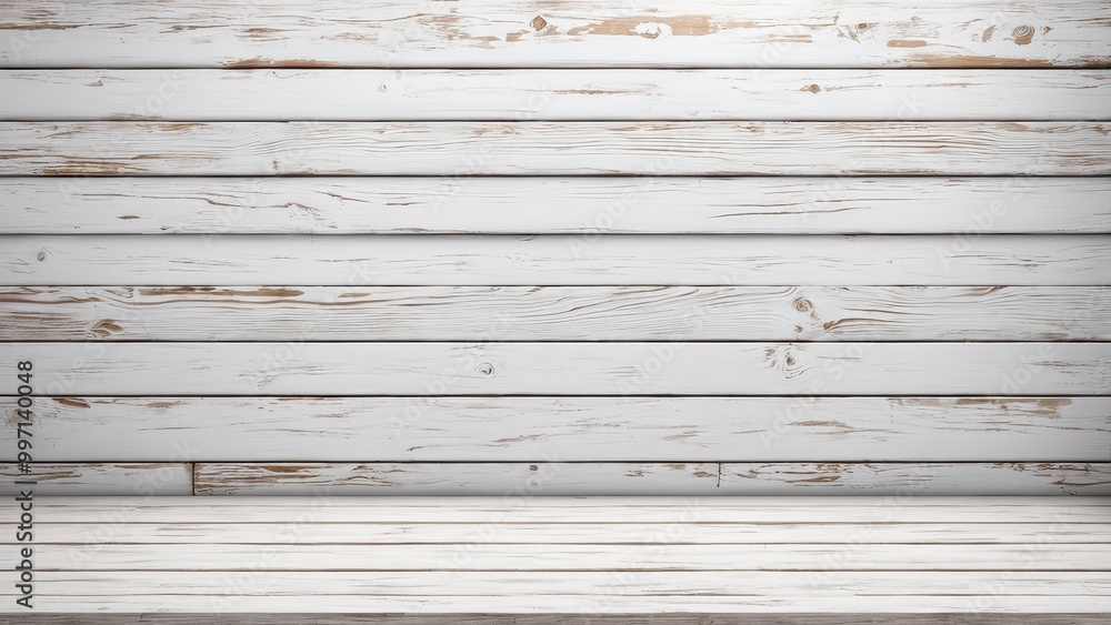 A rustic wooden backdrop featuring whitewashed planks, ideal for photography or design. A rustic wooden backdrop featuring whitewashed planks, ideal for photography or design.