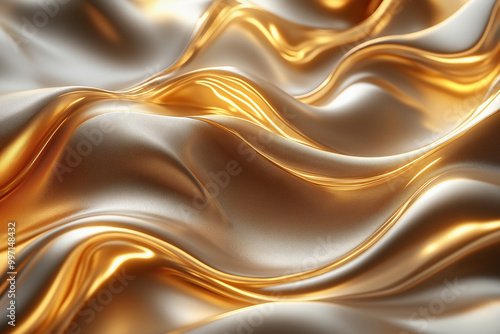 Gold texture abstract liquid gold background, Ai