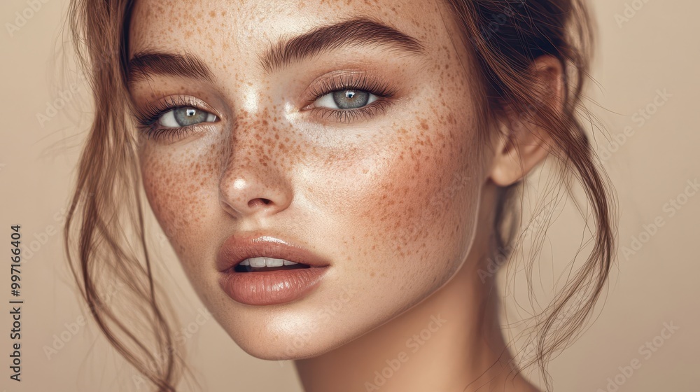 A woman with glowing skin basks in golden sunlight, her face turned upwards, enjoying the warmth. Serenity and natural beauty concept. A woman with glowing skin basks in golden sunlight, her face turned upwards, enjoying the warmth. Serenity and natural beauty concept.