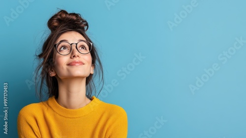 Young Woman Exhibiting Quick Wittedness and Adaptability photo