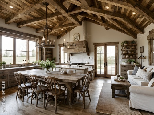 Farmhouse and Rustic Interior Design Apartment House Home