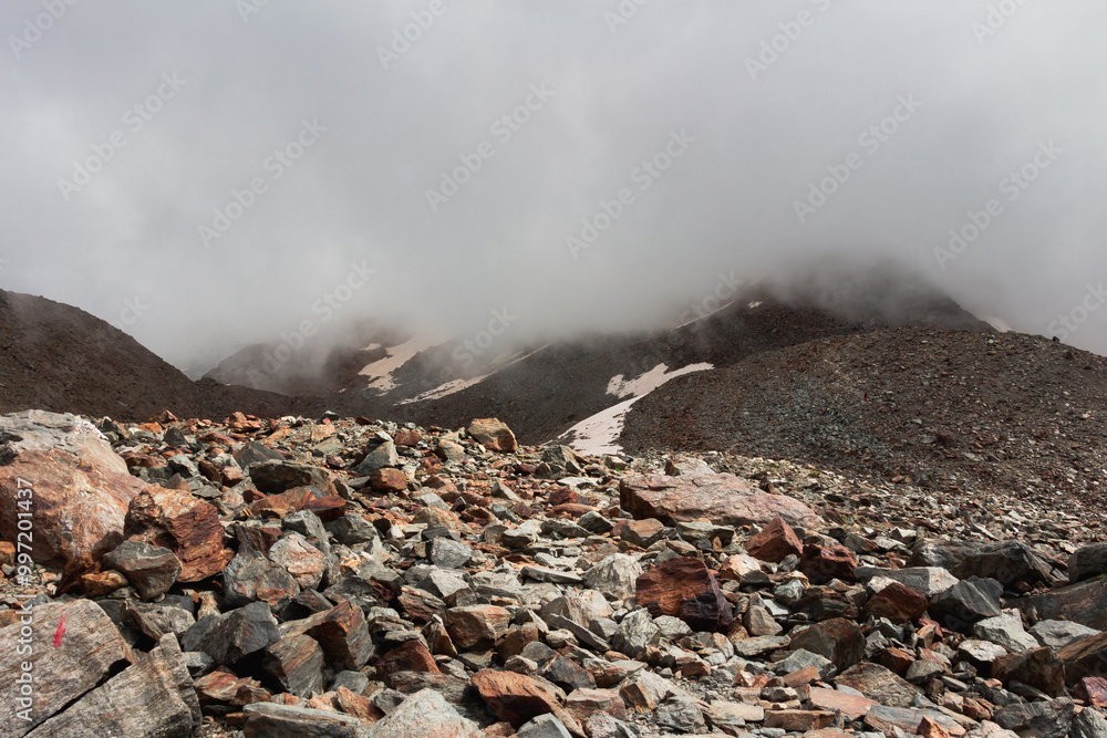 Panorama of alps. Extreme sports in mountains. High resolution photo. Ski, parasailing, climbing, alpinism. Panorama of alps. Extreme sports in mountains. High resolution photo. Ski, parasailing, climbing, alpinism.