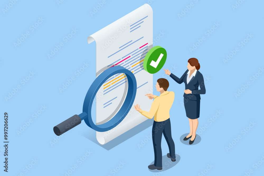 Isometric business analysis, analytics, research. Analytics and monitoring, where a business team tracks a web-based reporting dashboard and conducts data analysis for financial business planning. Isometric business analysis, analytics, research. Analytics and monitoring, where a business team tracks a web-based reporting dashboard and conducts data analysis for financial business planning.