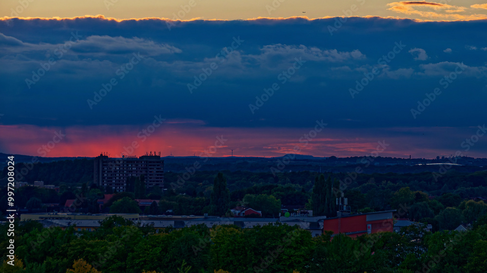 Fototapeta premium Blick von Kronsberg in Hannover