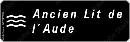 Panneau Ancien Lit de l'Aude