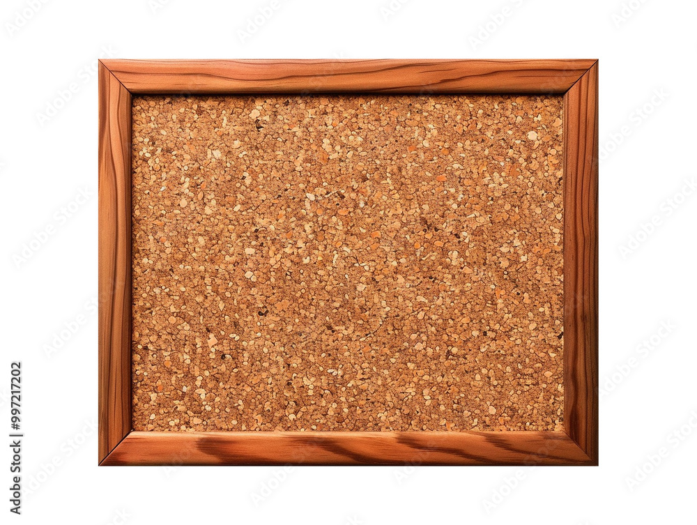 Fototapeta premium cork board isolated on transparent background