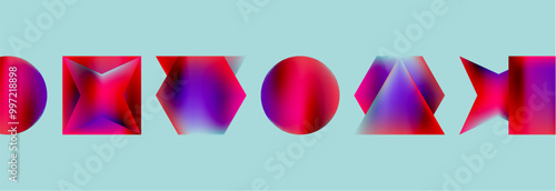 Fluid color geometric shapes abstract background. Vector Illustration For Wallpaper, Banner, Background, Card, Book Illustration, landing page