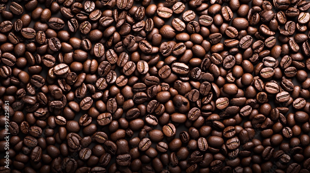 Obraz premium Coffee Beans Cafe Background