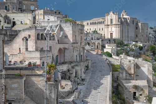 Fototapeta Naklejka Na Ścianę i Meble -  The Old town of Matera, Italy