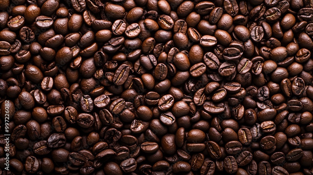 Fototapeta premium Coffee Beans Cafe Background