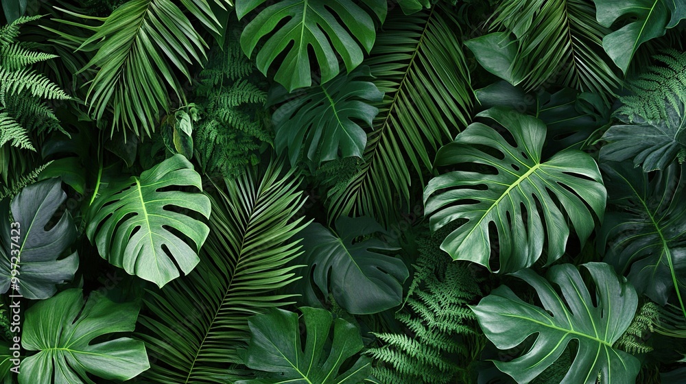 Lush green leaves creating a natural backdrop. Lush green leaves creating a natural backdrop.