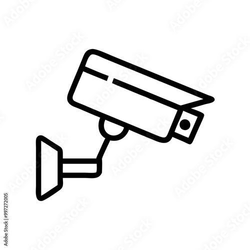  Security Camera Vector for Surveillance and Monitoring Design Projects