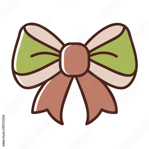  Colorful Decorative Ribbon Bow Vector Illustration for Gift Wrapping and Crafts