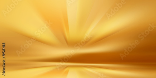 Wallpaper Mural abstract orange background, gold design background, gold gradient, yellow orange gradient, wave patterns, graphic design, blank perspective for show or display your product montage or artwork, elegant Torontodigital.ca