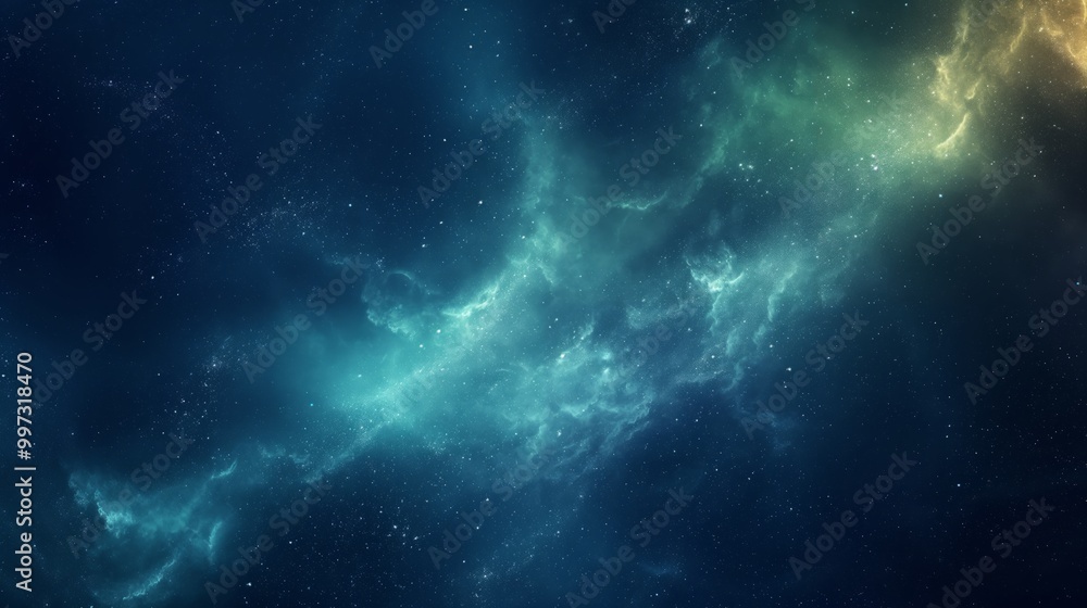 Fototapeta premium Stunning abstract northern lights galaxy background for creative designs