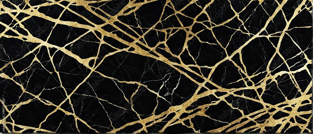 Black and Gold Marble Texture Black and Gold Marble Texture