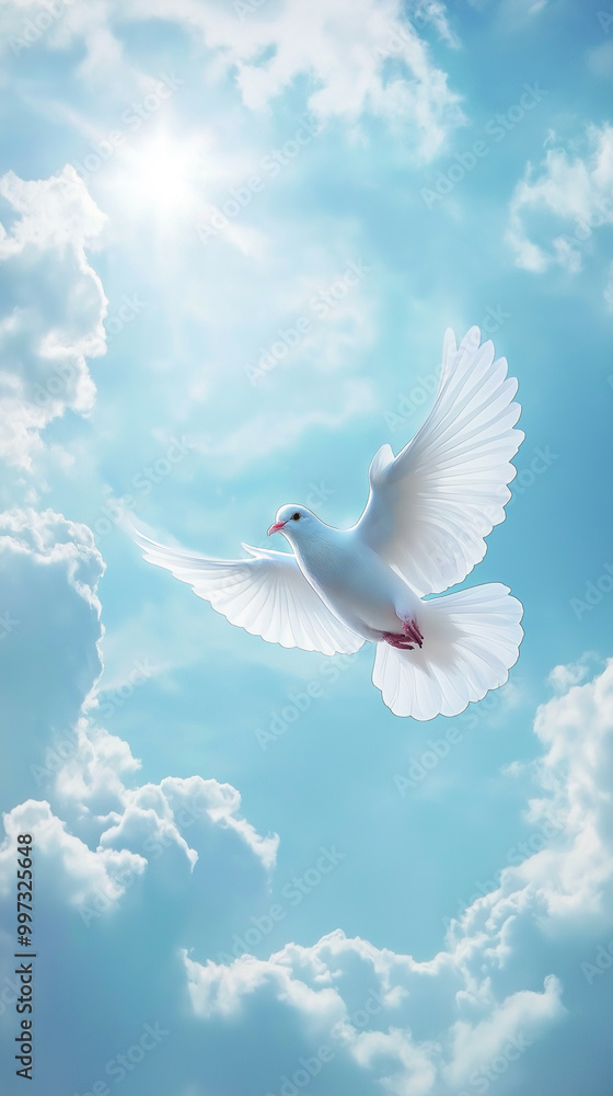 Background of sky filled with light and clouds, resurrection of Jesus Christ inspires faith and worship, embodying the holy spirit of God, promise of heaven in Christianity, especially during Easter. Background of sky filled with light and clouds, resurrection of Jesus Christ inspires faith and worship, embodying the holy spirit of God, promise of heaven in Christianity, especially during Easter.