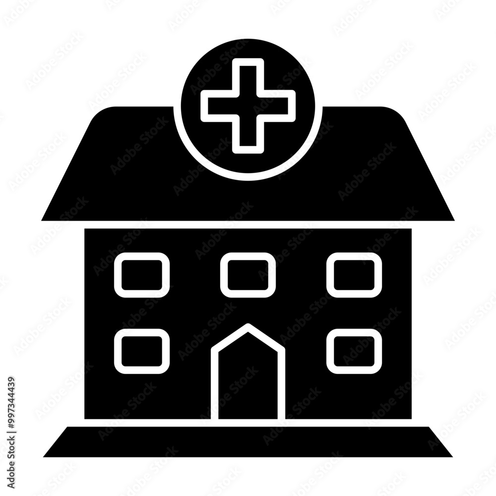 Obraz premium Hospital icon