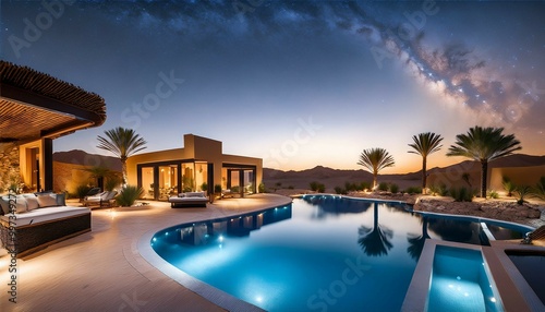 Wallpaper Mural swimming pool at night Torontodigital.ca