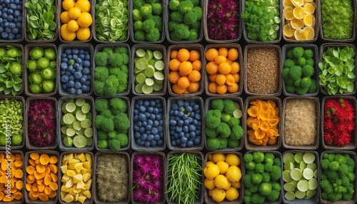 Colorful Seed and Fruits Varieties