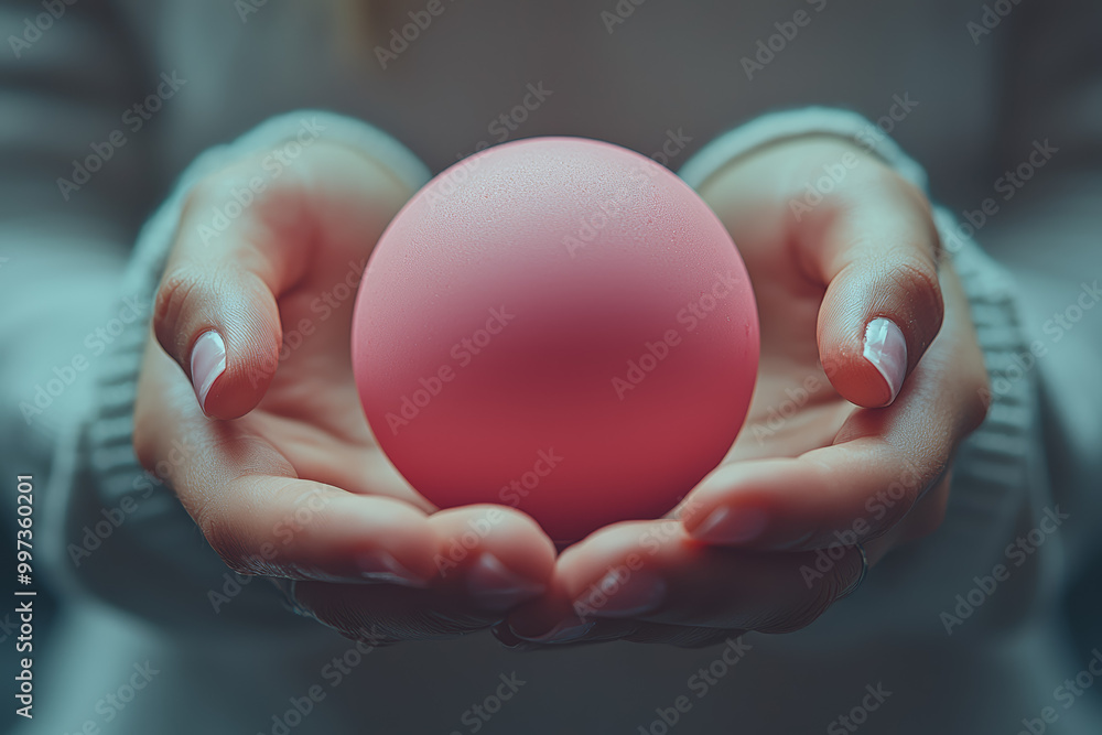 A person clutching a stress ball, trying to cope with overwhelming feelings of pressure. Concept of stress management. A person clutching a stress ball, trying to cope with overwhelming feelings of pressure. Concept of stress management.