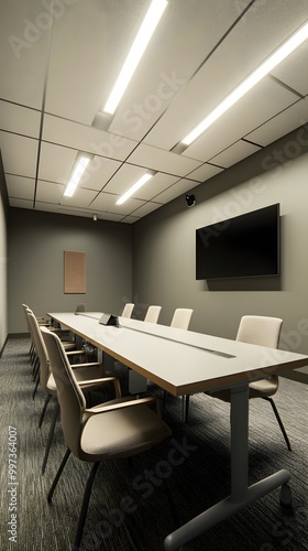 Modern Conference Room Interior