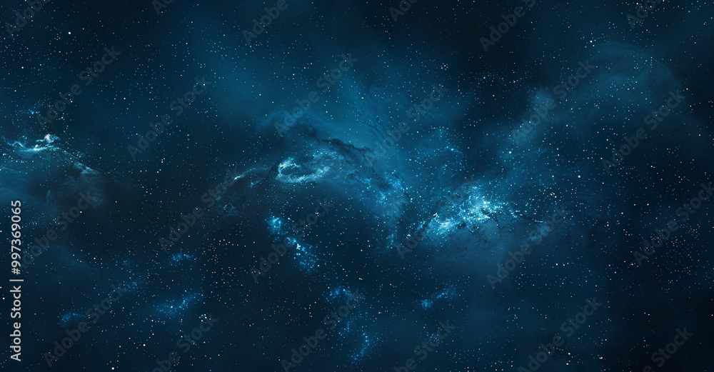 Abstract blue night sky with stars and glow, dark background. Dark space texture with glowing particles. Background of starry cosmos Abstract blue night sky with stars and glow, dark background. Dark space texture with glowing particles. Background of starry cosmos
