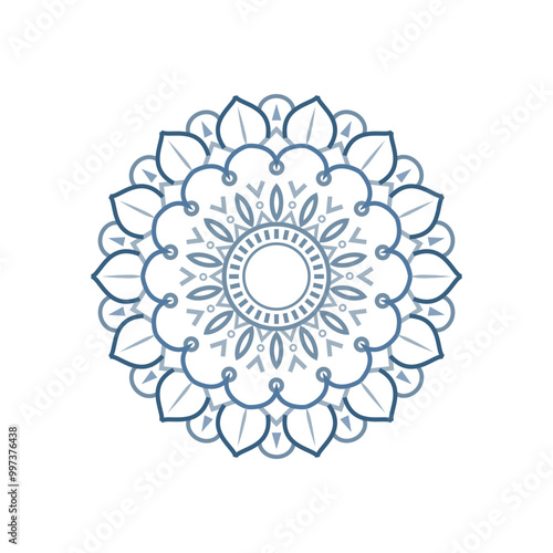 Mandala Floral Pattern Illustration