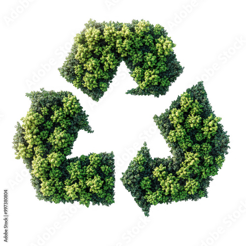 Vibrant Recycling Cycle: Sustainable Growth in Harmony with Nature