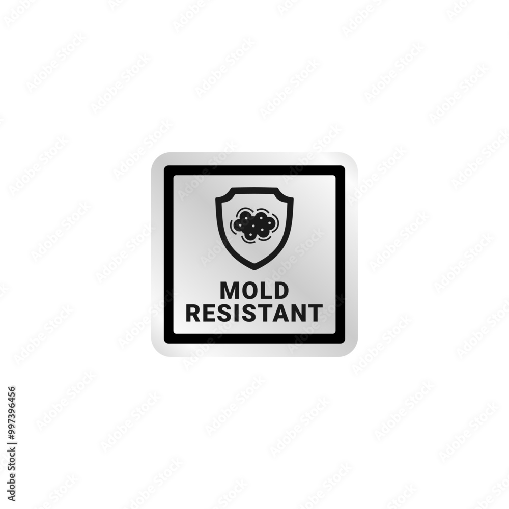 Mold resistant label or Best Mold resistant logo vector isolated. Best Mold resistant label websites, product packaging design and more. Mold resistant label or Best Mold resistant logo vector isolated. Best Mold resistant label websites, product packaging design and more.