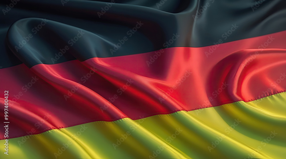 Naklejka premium german flag for national Day or Independence Day of germany