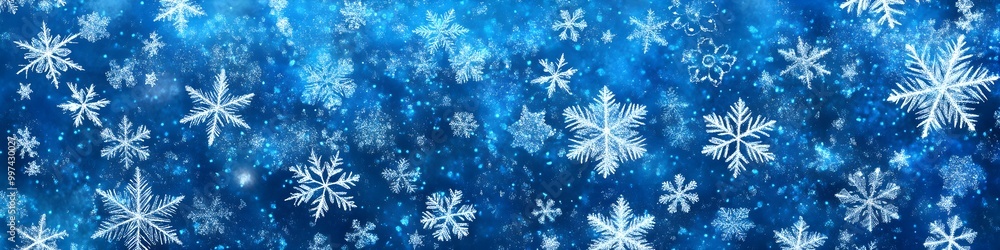 Blue snowflake winter snow background pattern, graphic resource for christmas and winter holiday Blue snowflake winter snow background pattern, graphic resource for christmas and winter holiday