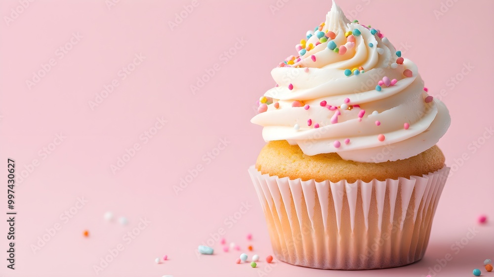 Close-Up of a Beautifully Decorated Cupcake Close-Up of a Beautifully Decorated Cupcake