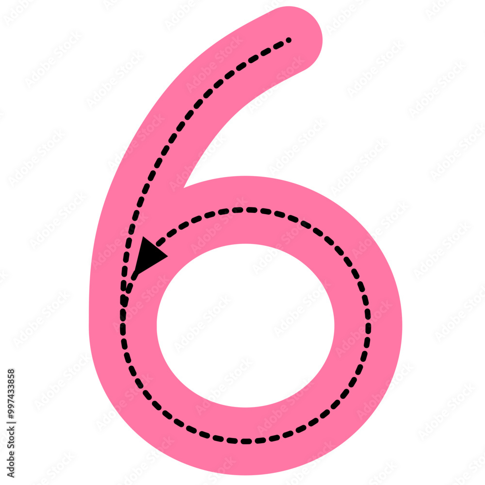 Obraz premium Tracing number