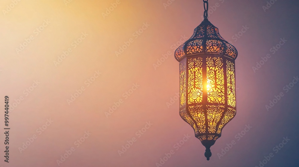 Decorative Lantern with Glowing Light Decorative Lantern with Glowing Light